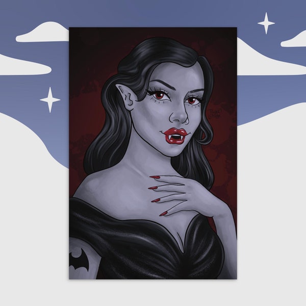 Vampire Pin Up - Etsy
