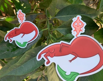 Pikmin “Oh God No” Vinyl Sticker