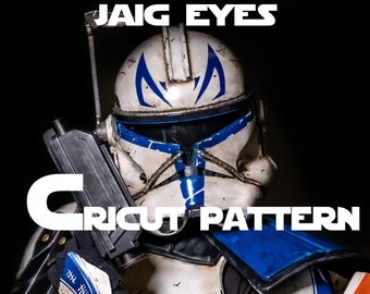 Captain Rex Jaig Eye pattern for Vinyl cutting