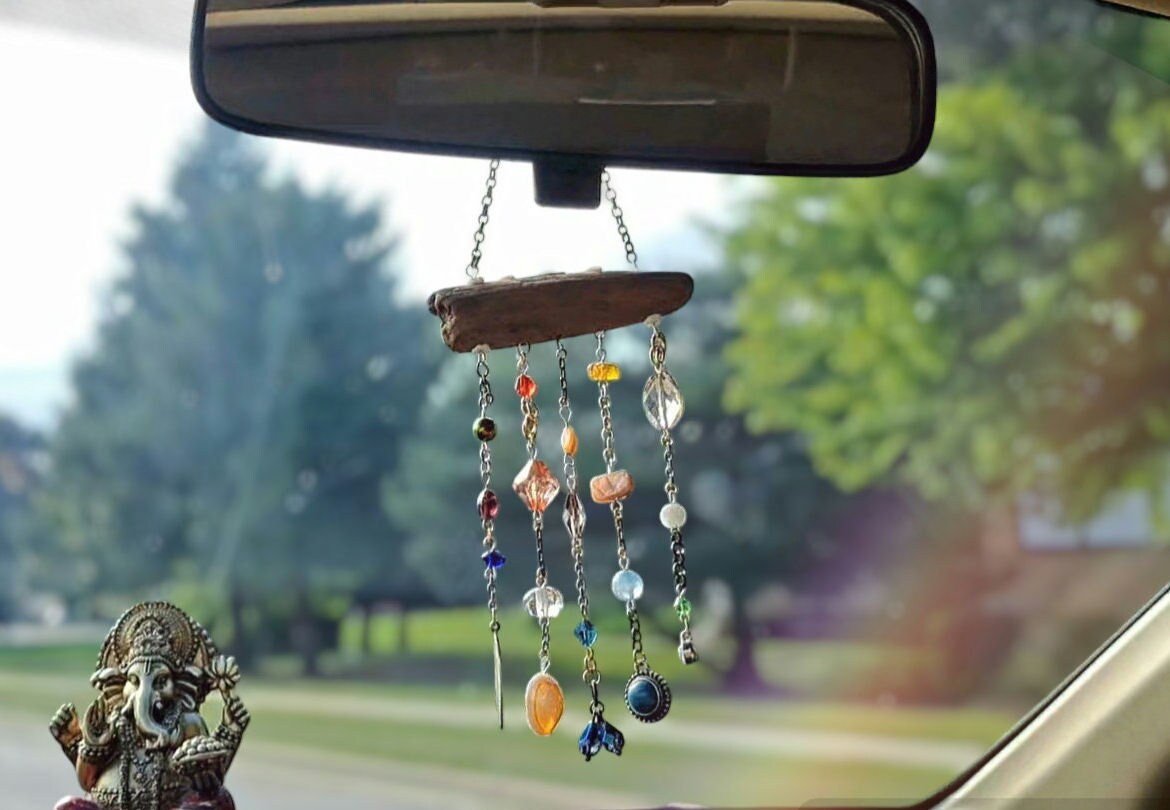 BOHO SUNCATCHER *upcycled/foraged, Handmade, One-of-a-kind* Beaded ...