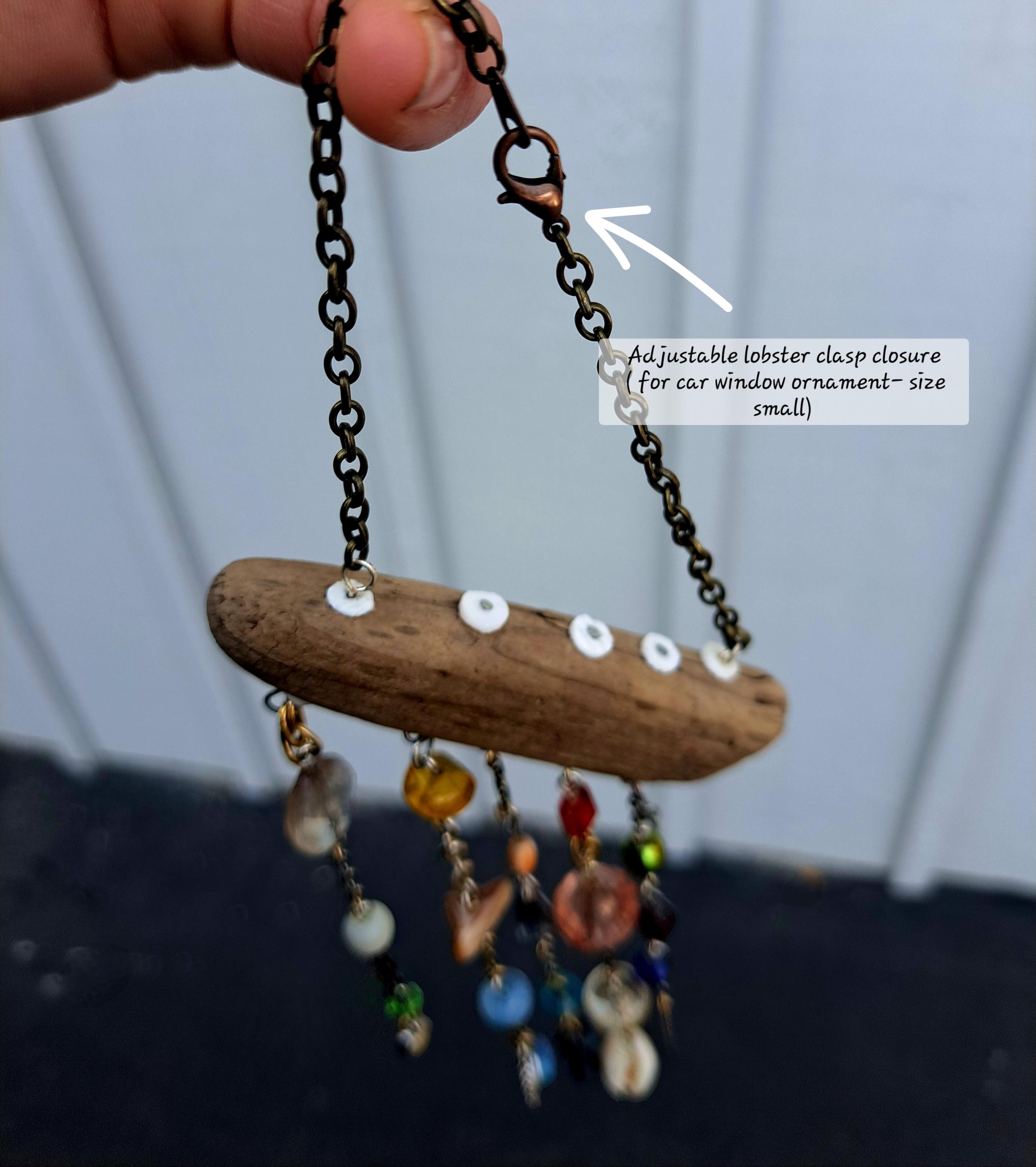BOHO SUNCATCHER *upcycled/foraged, Handmade, One-of-a-kind* Beaded ...