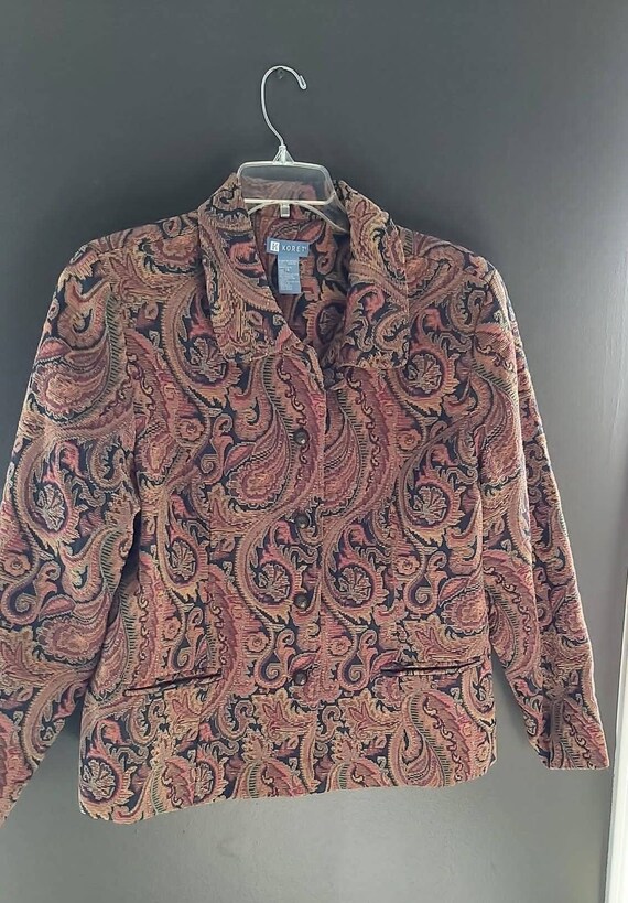 Paisley blazer| Paisley coat | Fall wardrobe - image 2