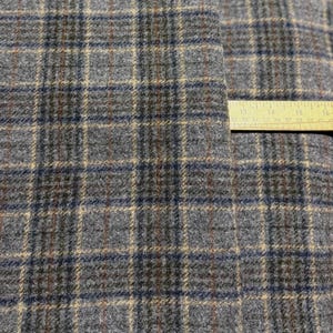 Gramps Plaid Robe 100% Wool Fat Quarter
