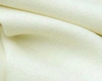 One Yard of White 100% Wool