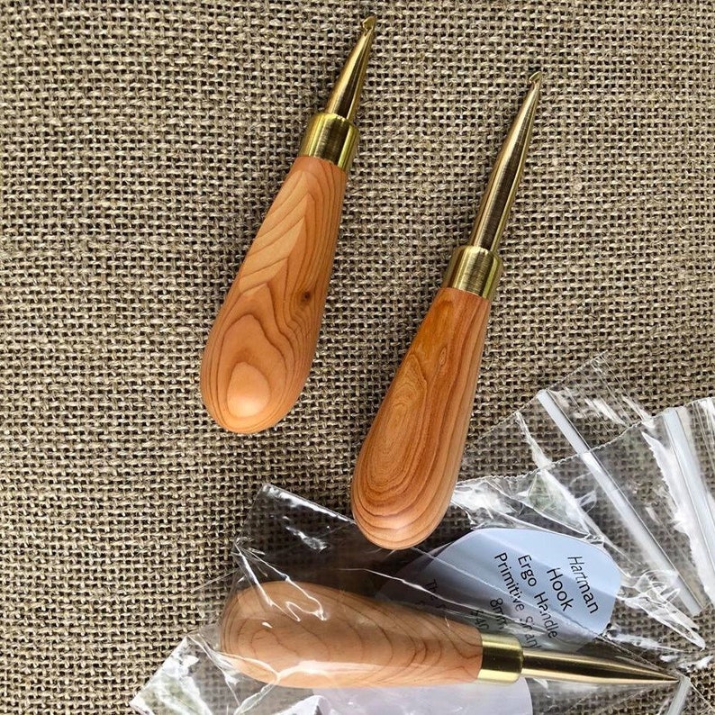 Large or Small Hartman Rug Hooking Tool Fabric Craft Supplies & Tools