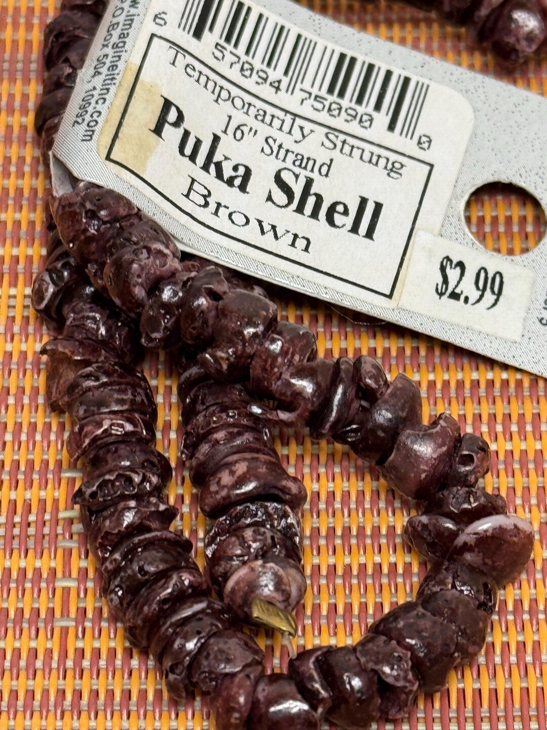 16” Puka Shell Bead Strand - Etsy