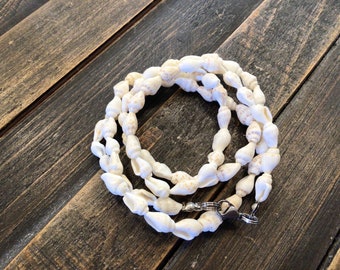 spiral seashell, belly chain, waist beads