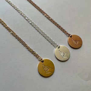 Korean Finger Heart Necklace