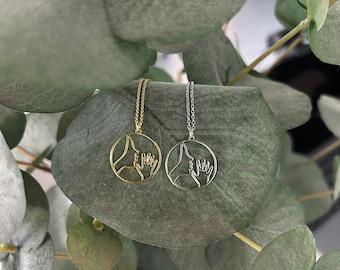 Mother in Sign Language Necklace
