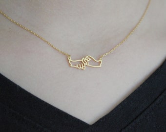 Friend in Sign Language Necklace