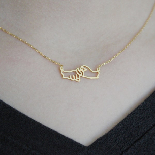 Friend in Sign Language Necklace