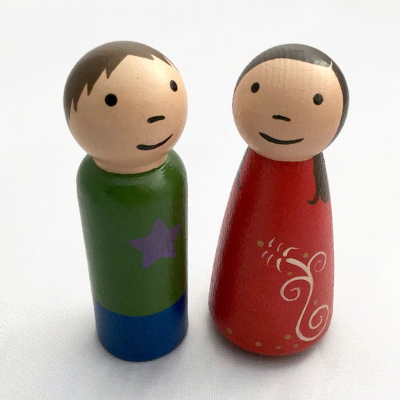 large wooden peg dolls