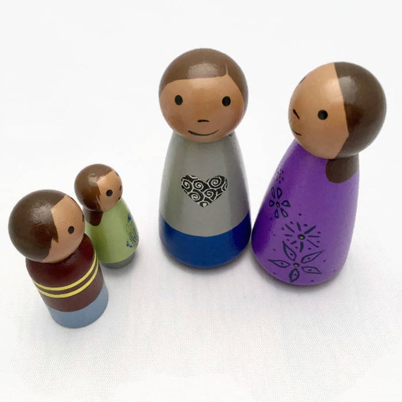 hispanic dollhouse family