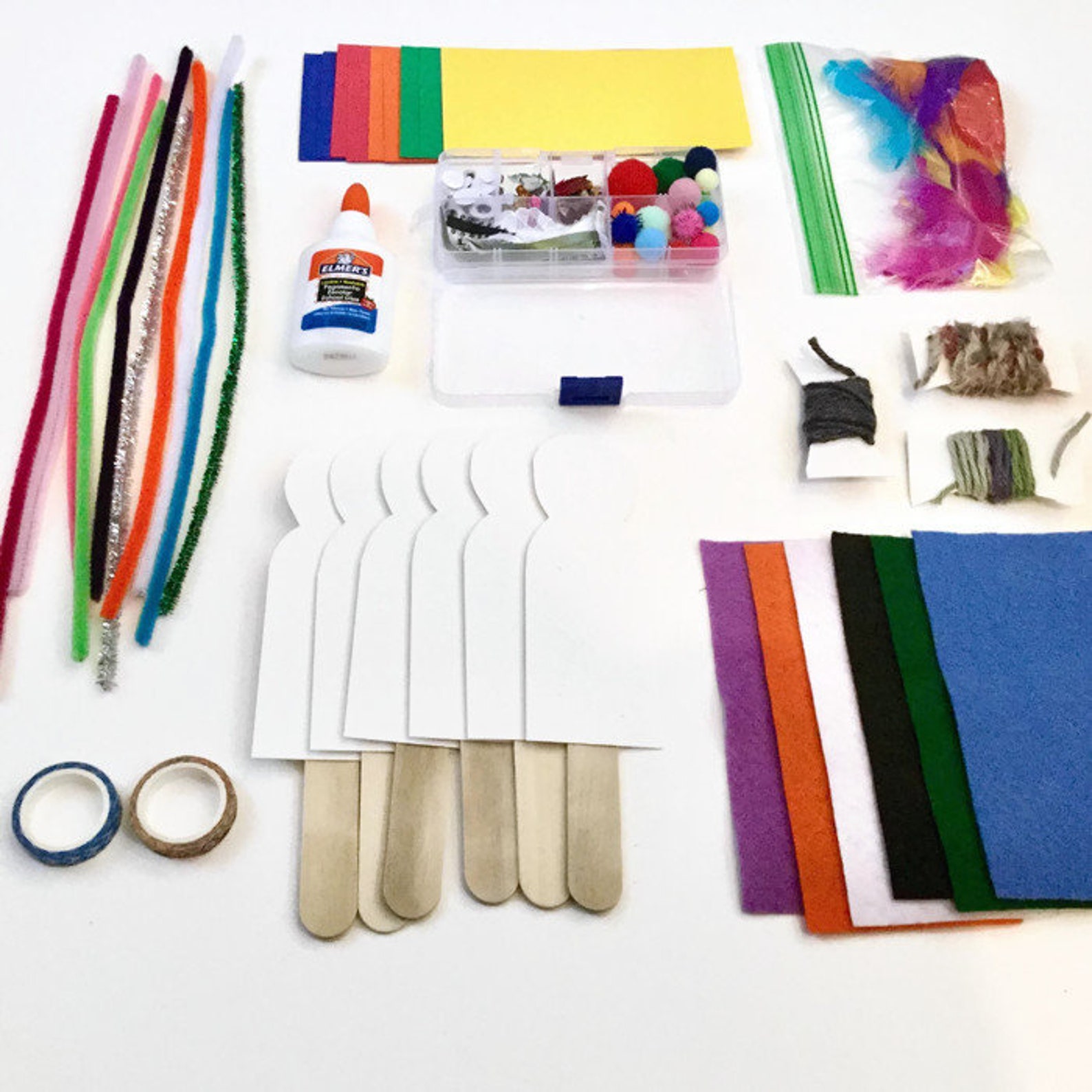 Puppet Making Kit Kid's Gift Craft Kit Etsy