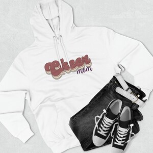 Premium Cheer Mom Hoodie | Show Your Cheer Mom Pride w/ this Retro Premium Lane Seven Hooded Sweatshirt | Cheer Mom Sweatshirt | Cheer Mom