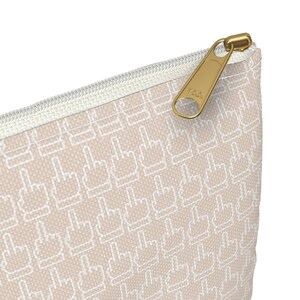 Clutch de dedo médio - 2 tamanhos - SmallClutch - Large Clutch - Bolsa para acessórios - Dedo médio | Bolsa engraçada | Bolsa com zíper |
