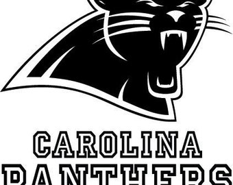 V392 Carolina Panthers Sticker Vinyl Decal NFL Car Truck Window Pick Size