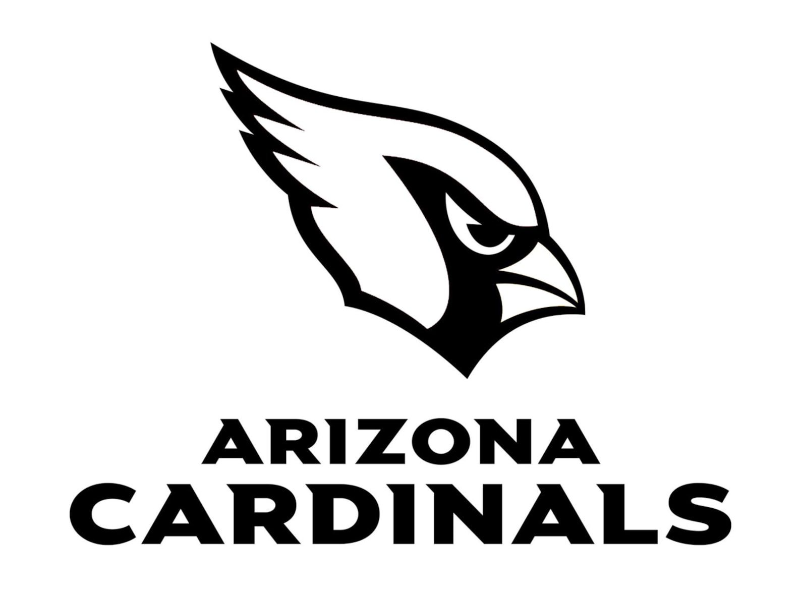Arizona Cardinals logo NFL football sticker vinyl decal wall | Etsy