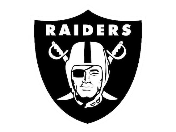 Oakland Raiders Logo Nfl Fans Garage Aufkleber Vinyl Zimmer Etsy