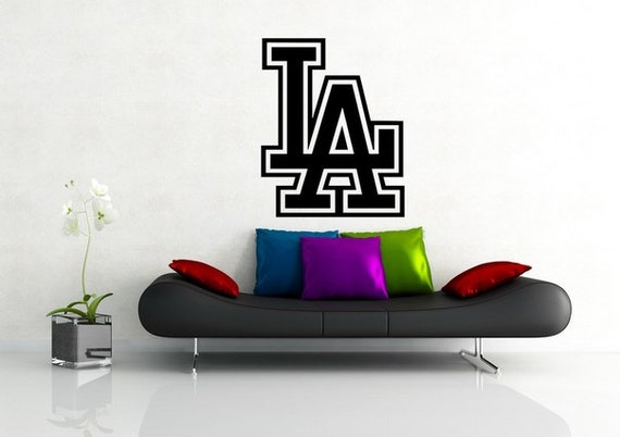 Los Angeles Dodgers Baseball Team Logo Sticker Vinyl Decal Etsy