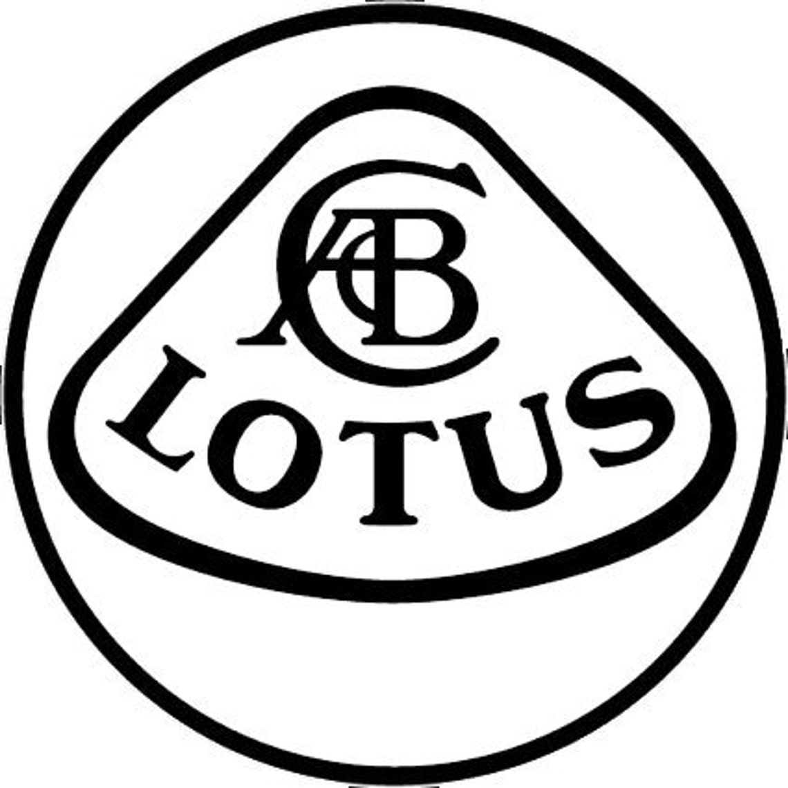 Lotus Car Logo Sticker Vinyl Decal Wall Art 157 Etsy Australia