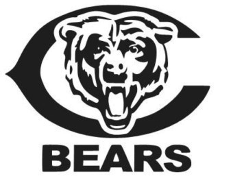 Chicago Bears Logo Football NFL Sport Vinyl Sticker Decal 049 Etsy