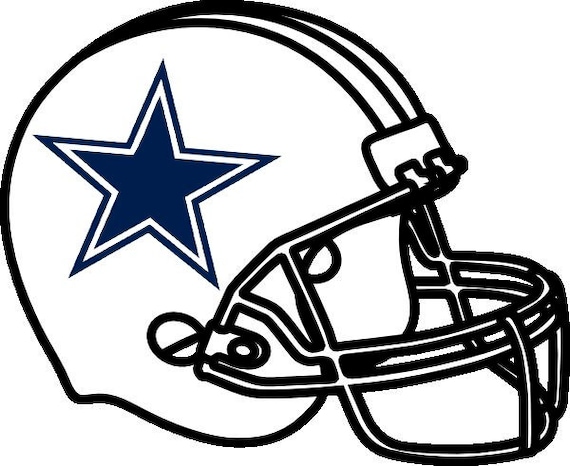 Dallas Cowboys Helmet Nfl Football Team Logo Wall Decal Vinyl Sticker