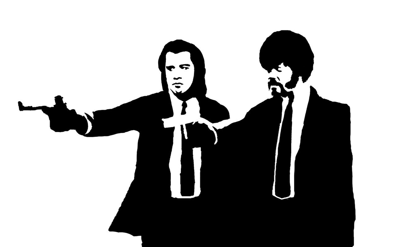 Криминальное чтиво тату эскиз