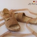 Beach Jute Sandals* Pdf file pattern * Summer crochet shoes * Gladiator sandals * Real shape soles 