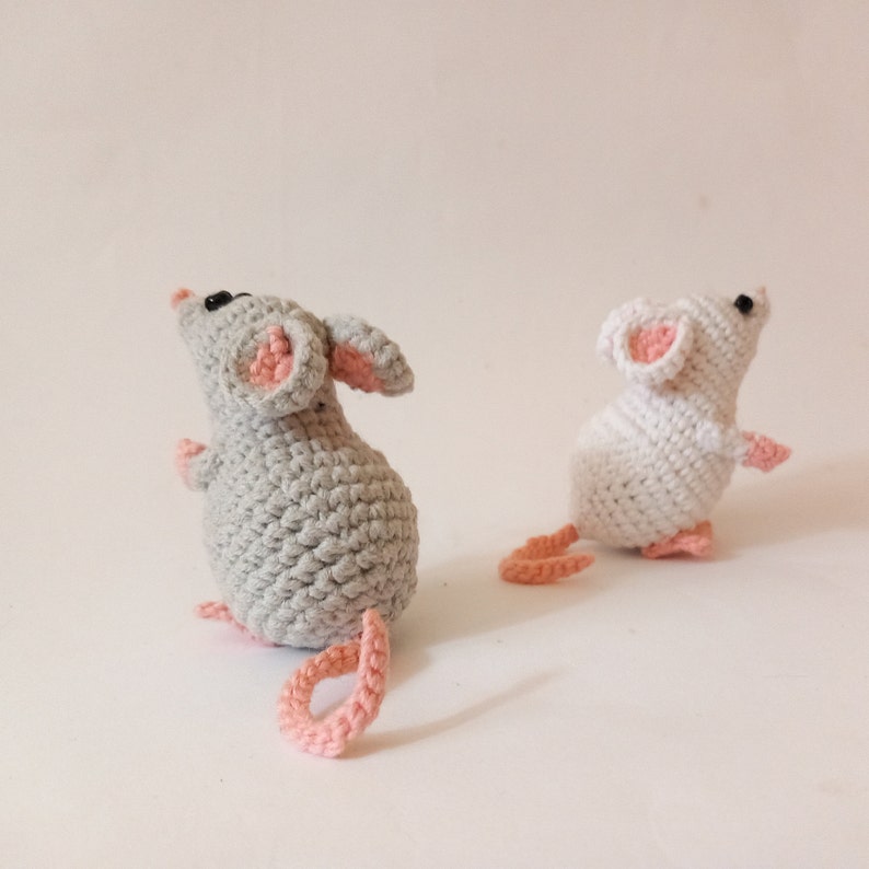 Small Mouse Crochet Pdf pattern Mice pattern amigurumi toy Easy crochet pattern image 6