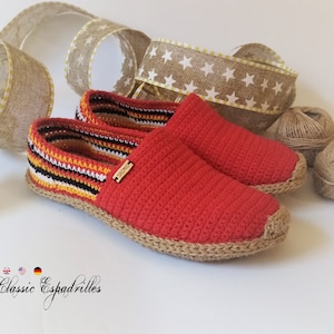 Classic Espadrilles * Pdf file pattern * Real shape soles
