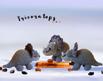 Triceratops * Dinosaur * Crochet Pdf pattern * amigurumi toy