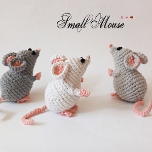 Small Mouse Crochet Pdf pattern Mice pattern amigurumi toy Easy crochet pattern image 8