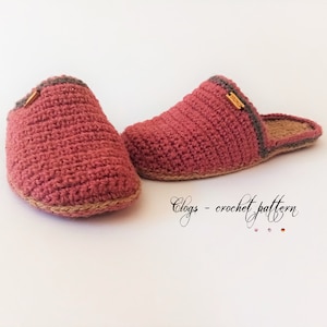 Twine Clogs * Pdf file pattern * Shoes for all seasons * Real shape soles