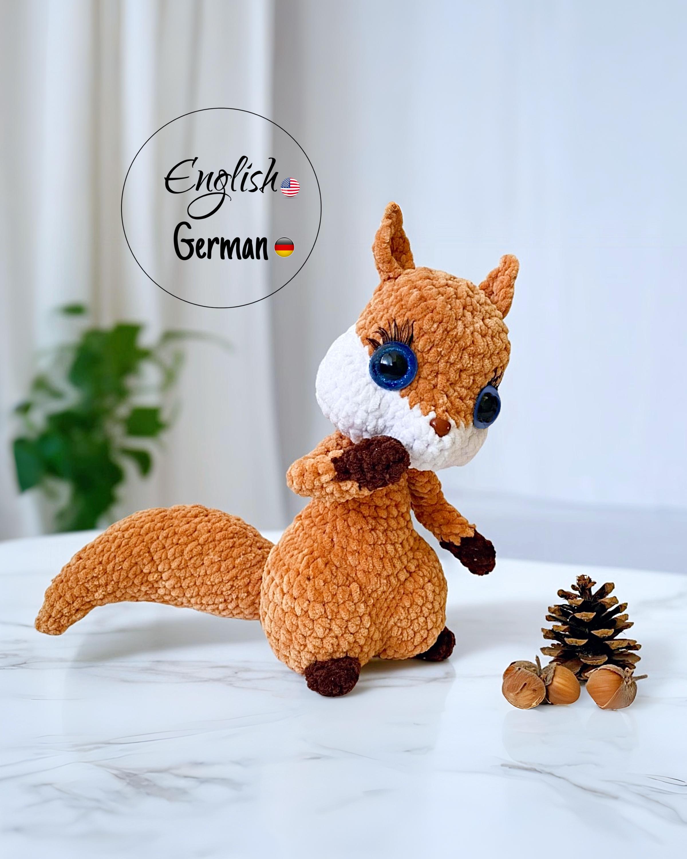 36 Squirrel Crochet Pattern: Enhance Your Skills With Adorable Designs 24 Squirrel Crochet Pattern Plush Amigurumi Woolaymo