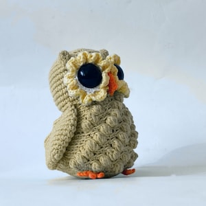 Owl, NO SEW Crochet Pdf pattern Amigurumi toy Home Decor image 3