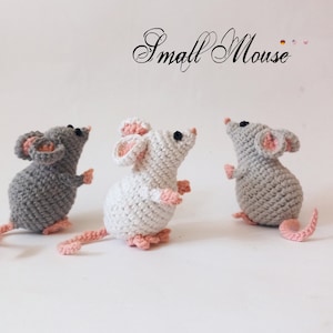 Small Mouse Crochet Pdf pattern Mice pattern amigurumi toy Easy crochet pattern image 7