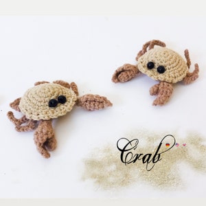 Crab * Crochet Pdf pattern * Marine animals * Sea creatures * amigurumi toy