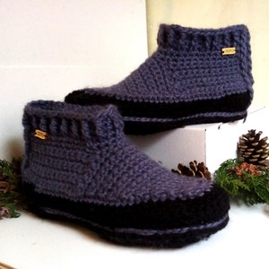 Crochet Slippers Boots Pdf file pattern image 3