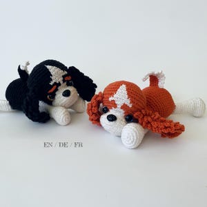 Amigurumi Puppy Crochet Pattern: Cavalier King Charles Spaniel or Cocker Spaniel (PDF)