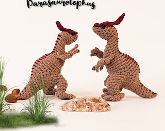 Parasaurolophus * Dinosaurs * Crochet Pdf pattern * amigurumi toy