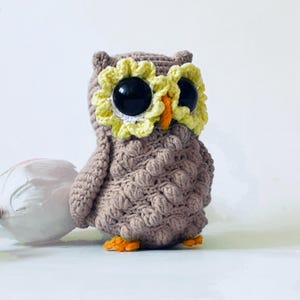 Crochet Owl No-Sew Pattern – Amigurumi Toy PDF | Instant Digital Download