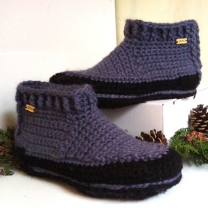 Crochet Slippers Boots Pdf file pattern image 7