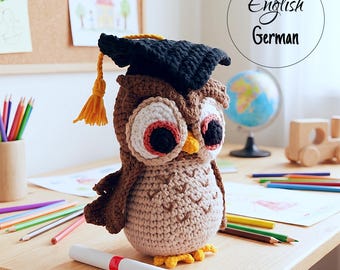 Haakpatroon voor een afstudeeruil | Amigurumi voor de start van het schooljaar | Cadeau voor de juf of meester | WoolayMo