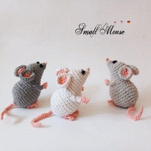 Kleine Maus * Pdf Häkelanleitung * Mäuse Muster * Amigurumi Spielzeug * Einfache Häkelanleitung