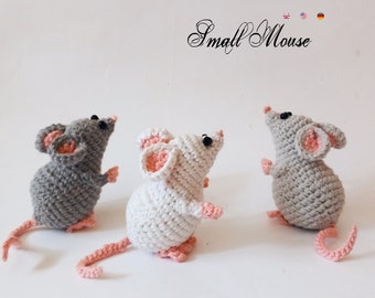 Small Mouse * Crochet Pdf pattern * Mice pattern * amigurumi toy * Easy crochet pattern