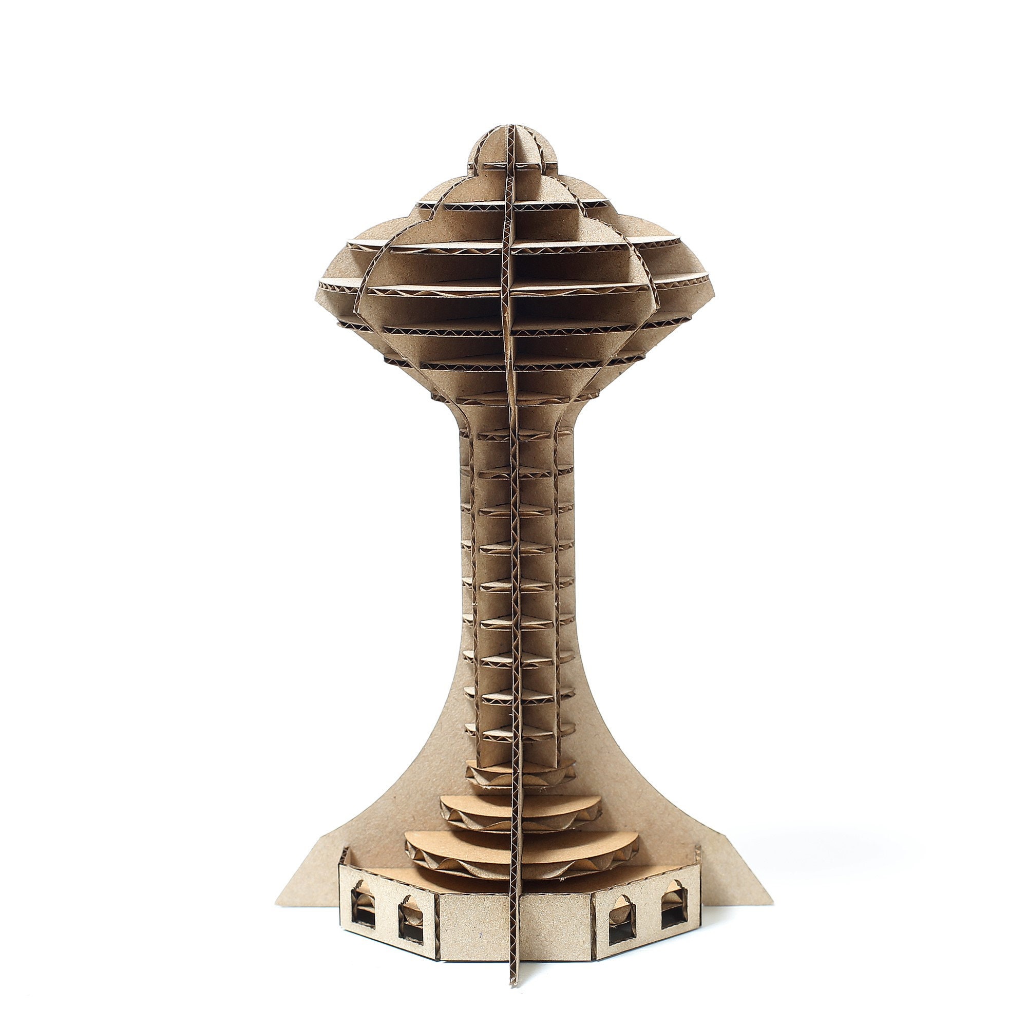 Kuwait Towers Water Storage Ball 3D Paper Puzzle Building Model Toy Arab  Travel