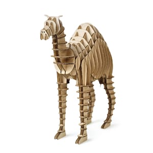 Puzzle 3D en carton chameau