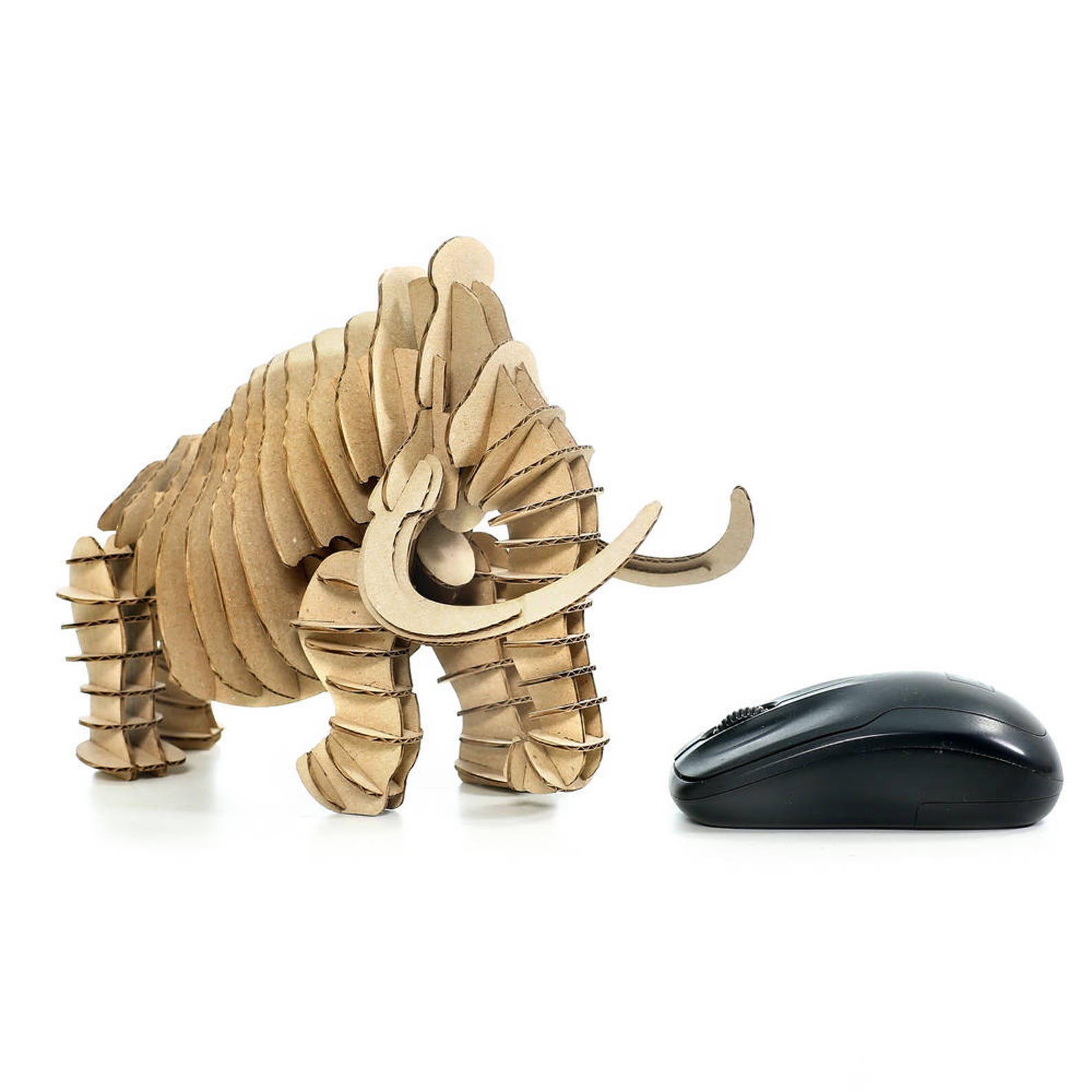 Mammoth 3D Cardboard Puzzle3D Puzzle GameCardboard Etsy