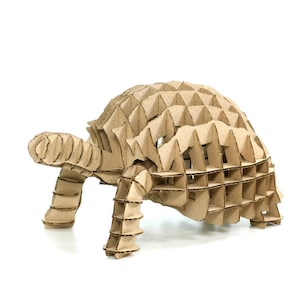 Tortuga 3D Rompecabezas de cartón